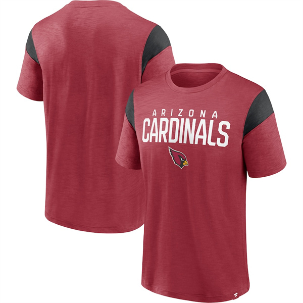 Men's Arizona Cardinals Red/Black Home Stretch Team T-Shirt